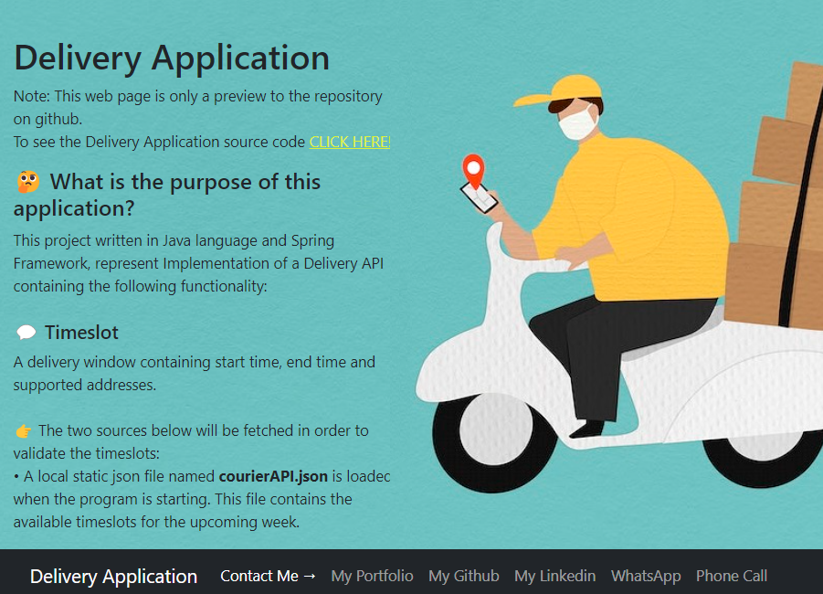 delivery application image
